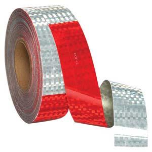 Conspicuity Tape Rolls for Trailers - 11" Red / 7" White, Avery Dennison, 5-Year Warranty