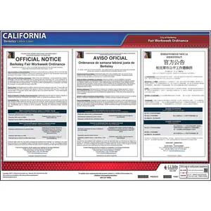 California / Berkeley Fair Workweek Poster