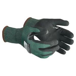 J. J. Keller® SAFEGEAR® Bladestop Micro-Foam Sandy Nitrile Dip A5 Glove