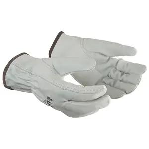 J. J. Keller® SAFEGEAR® Economy Grade Cowhide Leather Driver Glove with Keystone Thumb