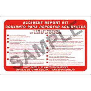 Bilingual Accident Report Kit