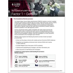 Six Factors of a DOT Audit