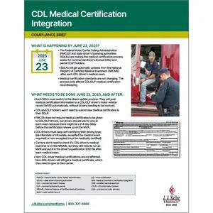 CDL Medical Certification Integration