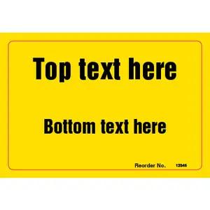 Custom Hard Hat Label