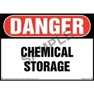 Danger: Chemical Storage Sign - OSHA