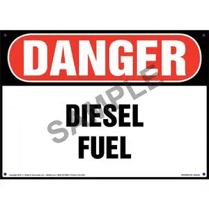 Danger: Diesel Fuel Sign - OSHA