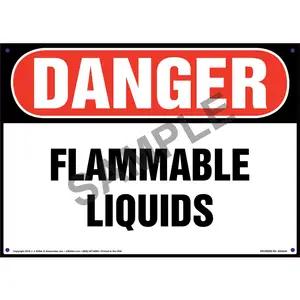 Danger: Flammable Liquids Sign - OSHA