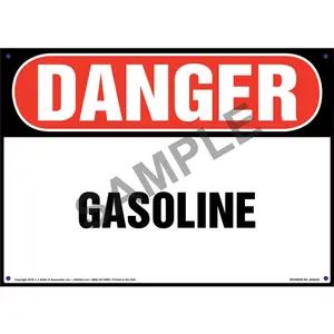 Danger: Gasoline Sign - OSHA