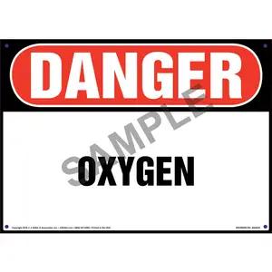 Danger: Oxygen Sign - OSHA