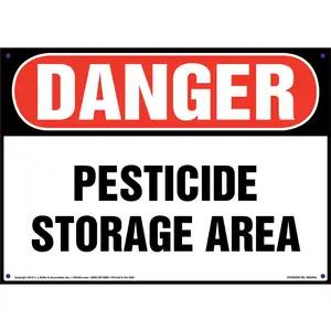 Danger: Pesticide Storage Area Sign - OSHA