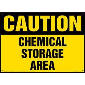 Caution: Chemical Storage Area Sign - OSHA