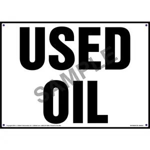 Used Oil Sign