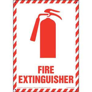 Fire Extinguisher Sign with Icon - Portrait