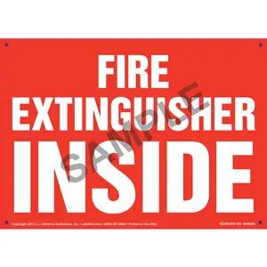 Fire Extinguisher Inside Sign