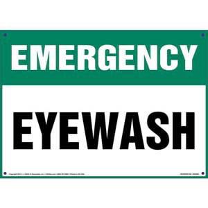 Emergency: Eye Wash Sign