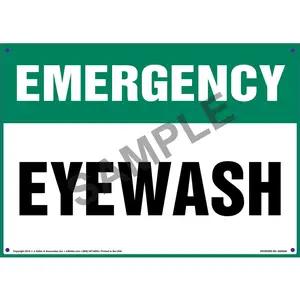 Emergency: Eye Wash Sign