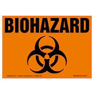 Biohazard Label with Icon