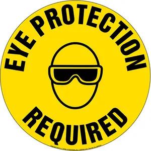 Eye Protection Required Sign
