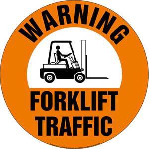 Warning: Forklift Traffic Sign