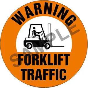 Warning: Forklift Traffic Sign