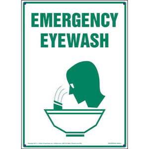 Emergency Eyewash Sign