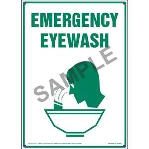 Emergency Eyewash Sign