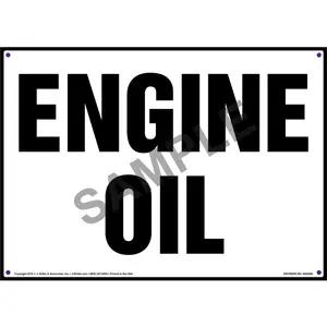 Engine Oil Sign