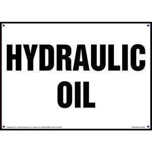 Hydraulic Oil Sign