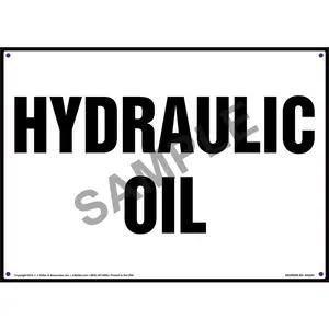 Hydraulic Oil Sign