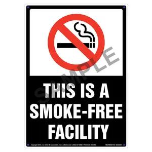 This Is a Smoke-Free Facility Sign