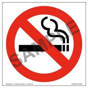 No Smoking Symbol Label