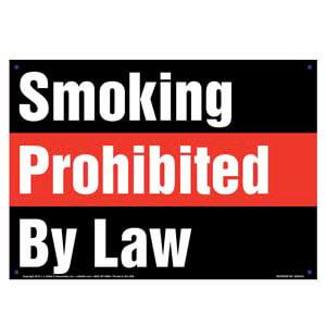 Hawaii: Smoking Prohibited By Law Sign