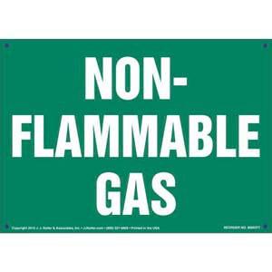 Non-Flammable Gas Sign