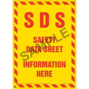 SDS Safety Data Sheet Information Here Sign