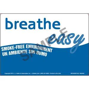 Oklahoma: Breathe Easy Smoke-Free Environment Label - Bilingual