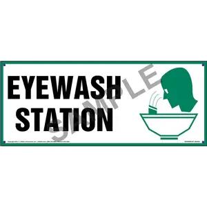 Eye Wash Station Sign