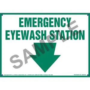 Emergency Eyewash Station Sign