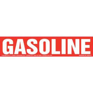 Gasoline Label - Red