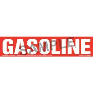 Gasoline Label - Red