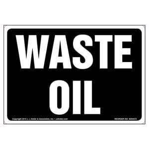 Waste Oil Label