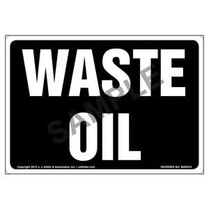 Waste Oil Label