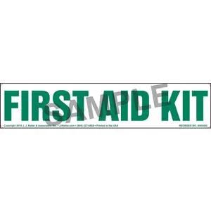First Aid Kit Label