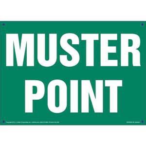 Muster Point Sign