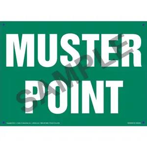 Muster Point Sign