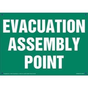 Evacuation Assembly Point Sign