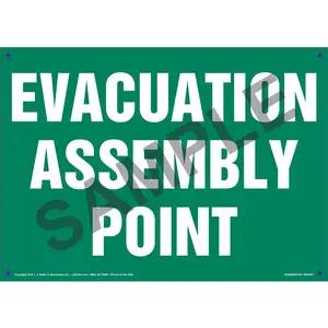 Evacuation Assembly Point Sign