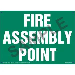 Fire Assembly Point Sign - Green