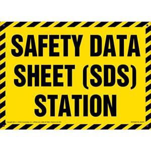Safety Data Sheet (SDS) Station Sign