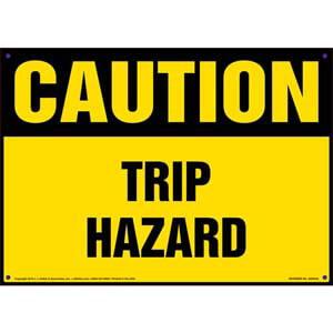 Caution: Tripping Hazard - OSHA Sign