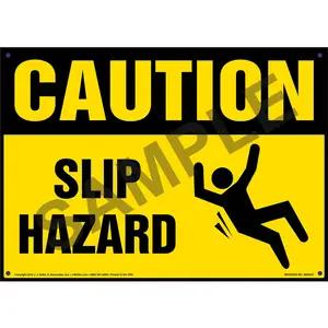 Caution: Slip Hazard - OSHA Sign